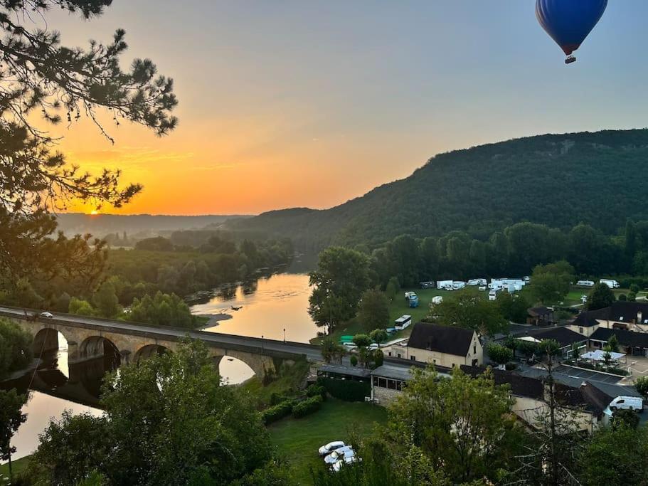 Vue Magique A Castelnaud Villa Eksteriør billede