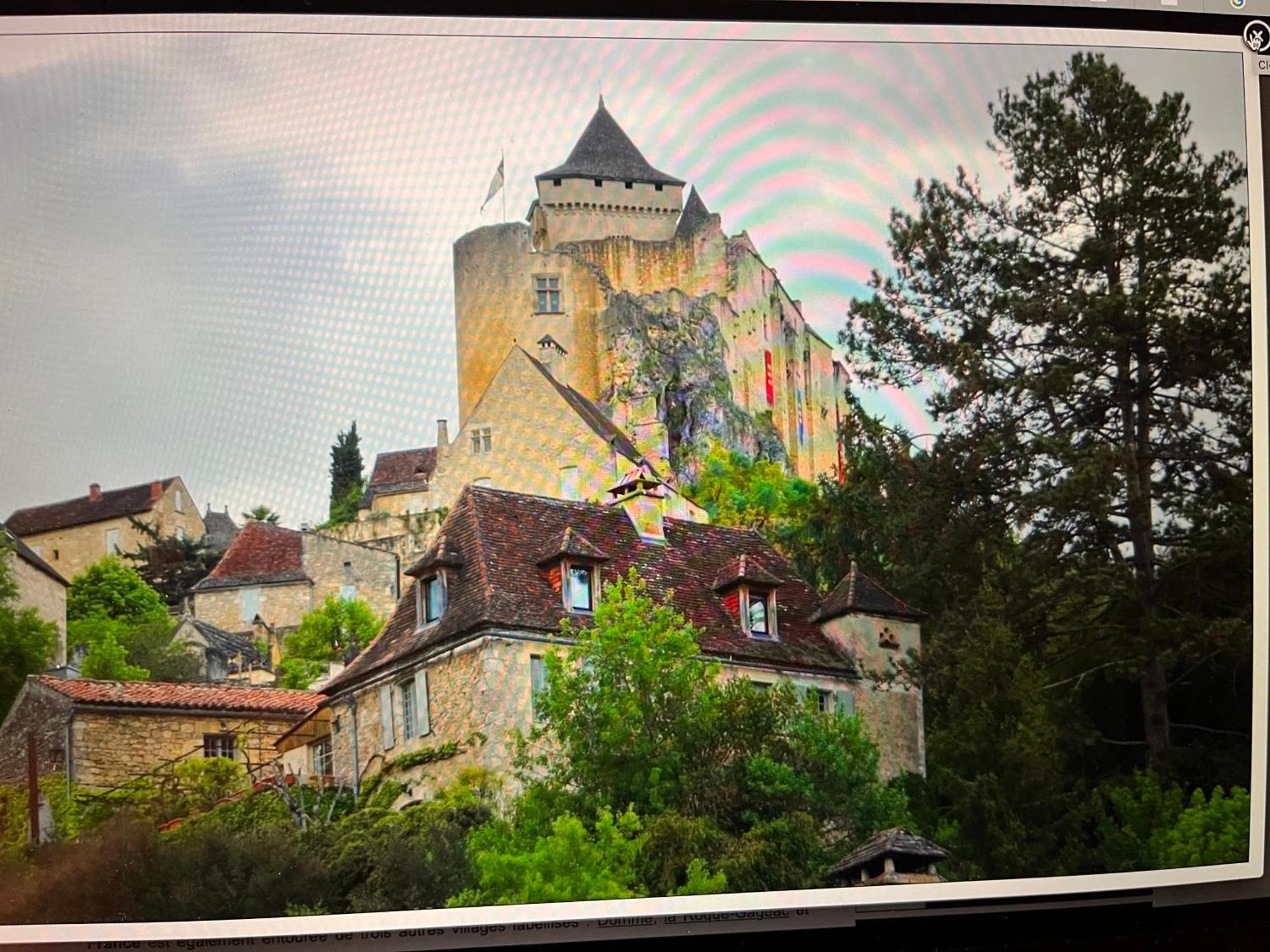 Vue Magique A Castelnaud Villa Eksteriør billede